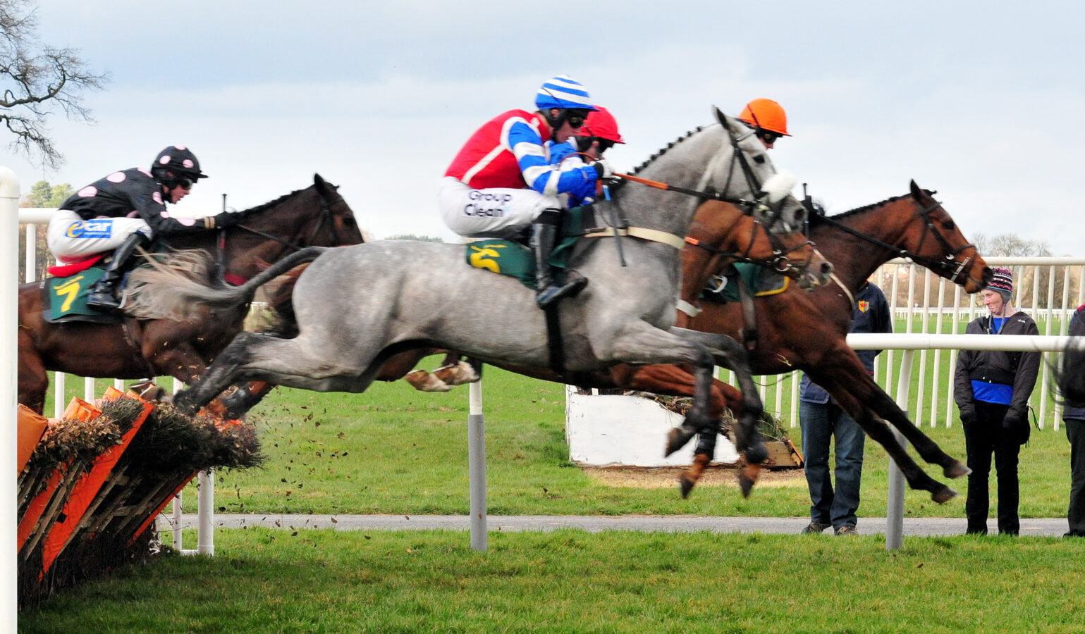 Weekend horse racing preview: runners in the straight at Ascot on British Champions Day.