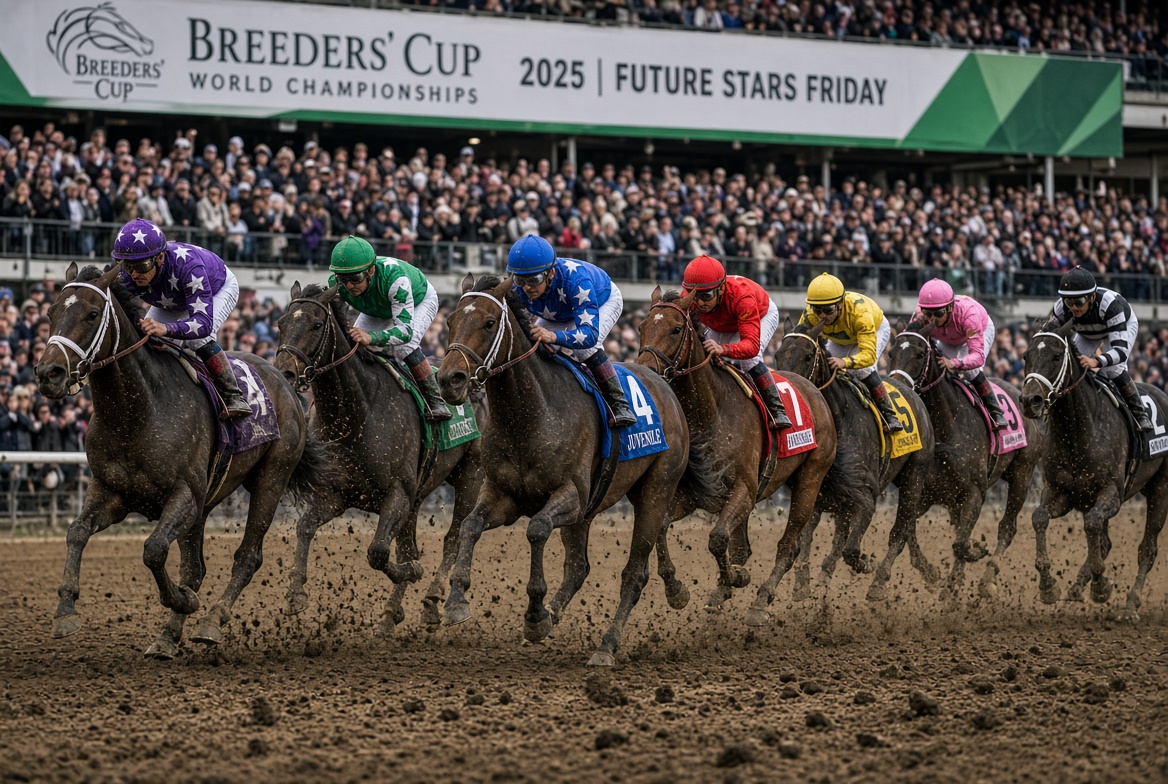 Hughes, Breeders' Cup Juvenile favorite on Future Stars Friday 2026.