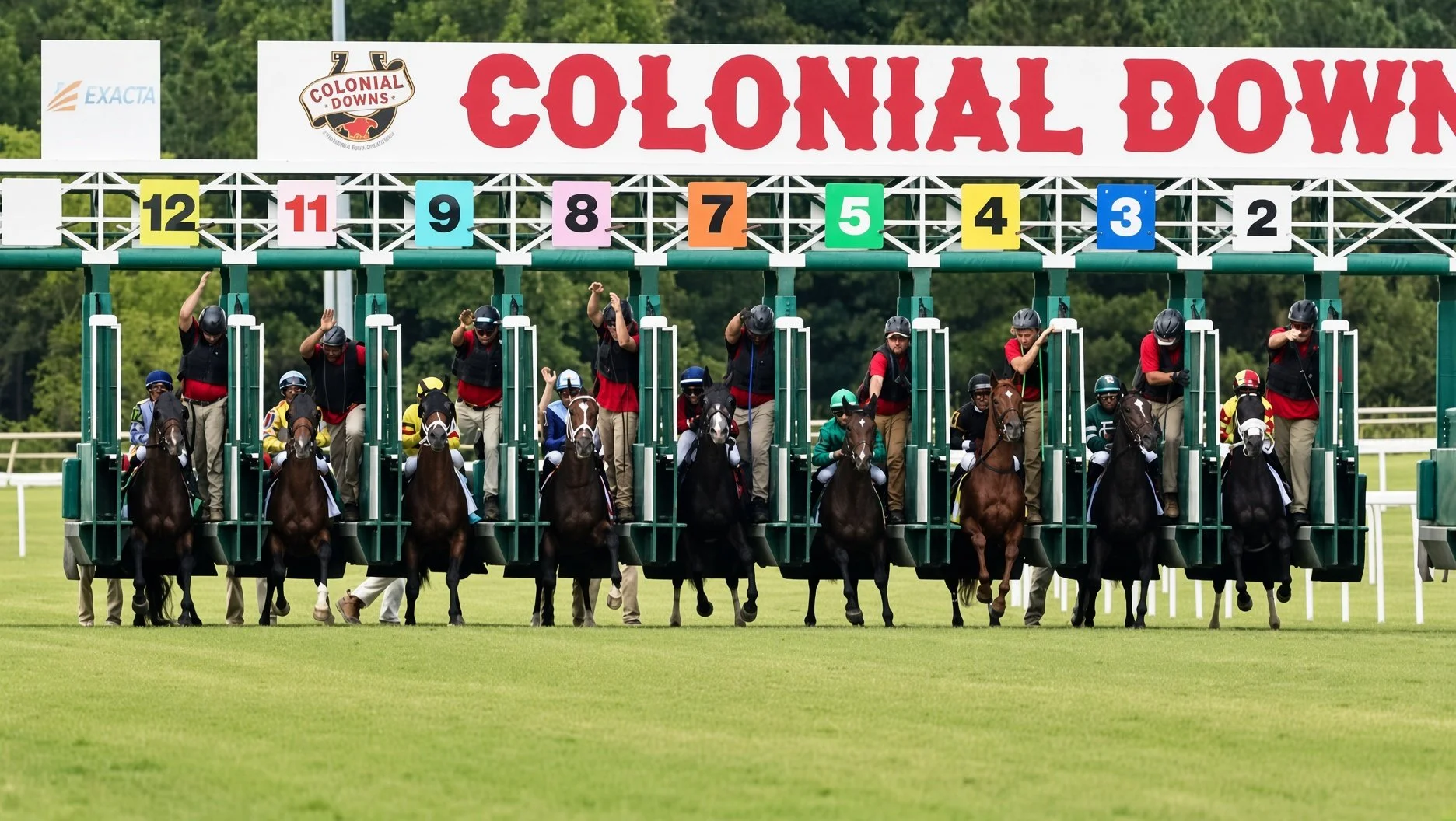 A view of the Colonial Downs turf course in New Kent, Virginia, site of the Old Dominion Derby 2026 on Labor Day
