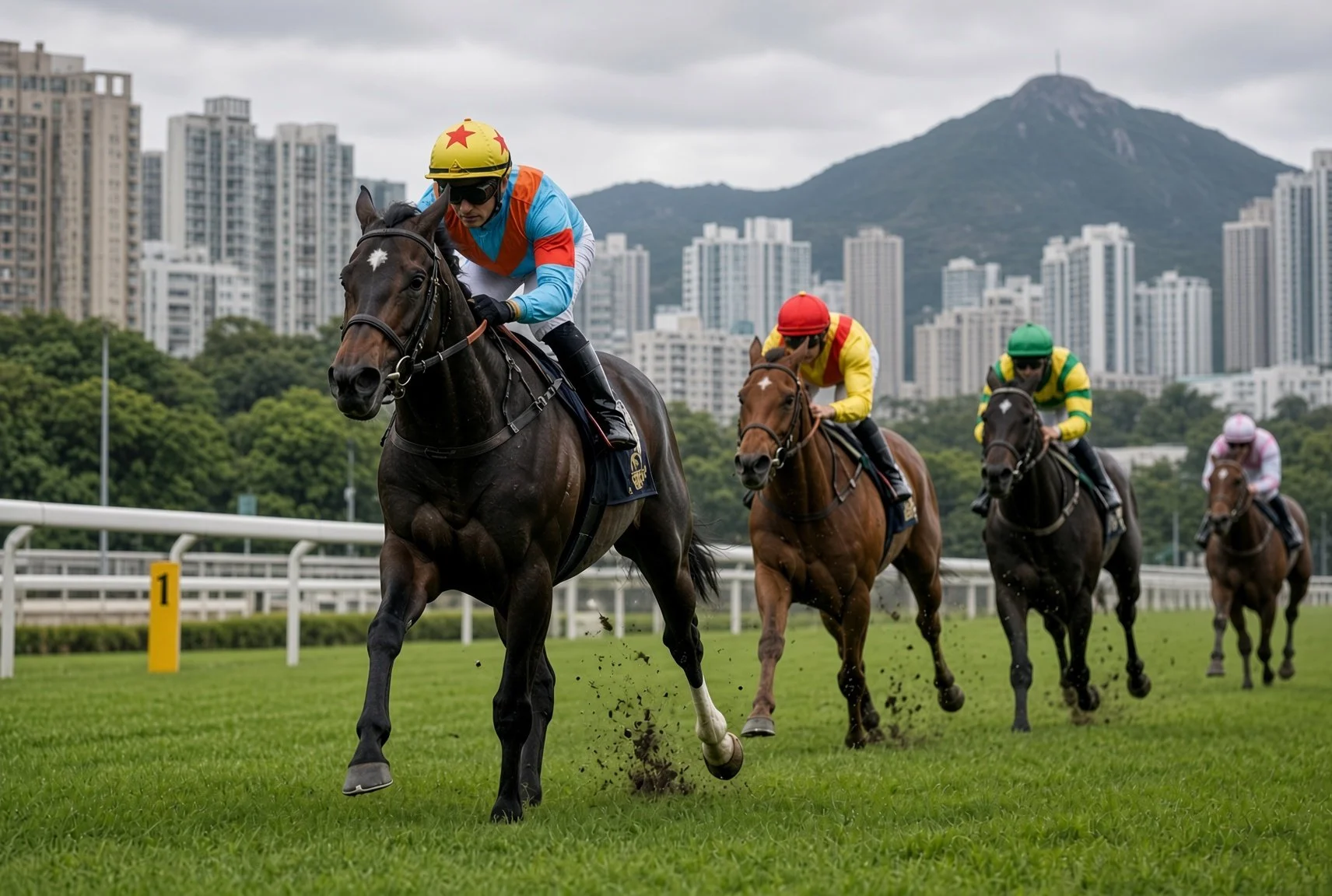 Photo of Ka Ying Rising, the world number one sprinter, ahead of his run at Sha Tin on Hong Kong's 2026/27 season opener.