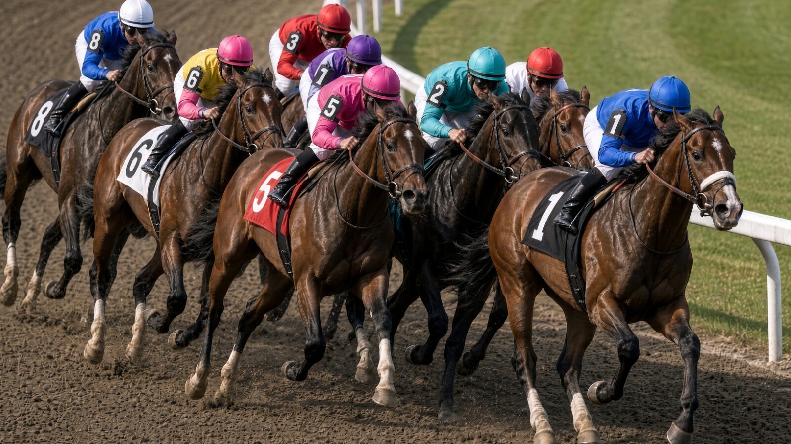 Fans watching racing at a Winners venue as they bet the Breeders' Cup in Connecticut.